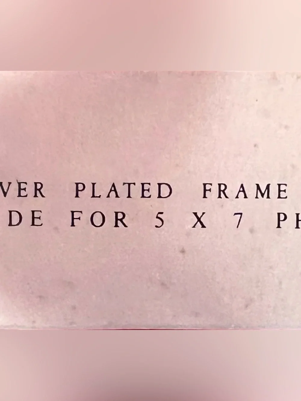 Godinger Silver Plated Decorative 5x7 Photo Frame